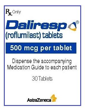 what is daliresp prescribed for